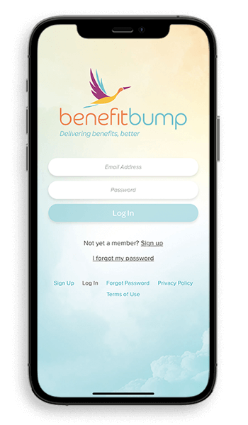 BenefitBump Sign-In Screen