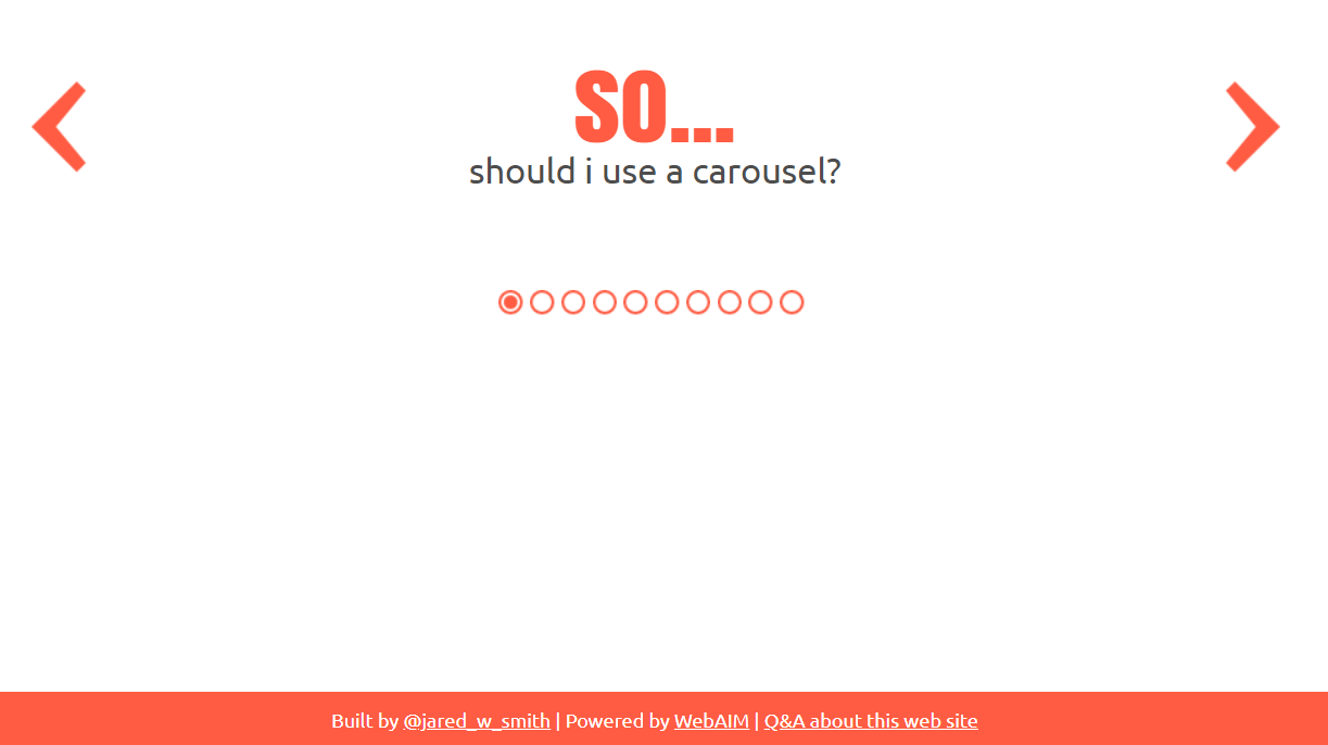 Should You Use a Carousel on Your Website?