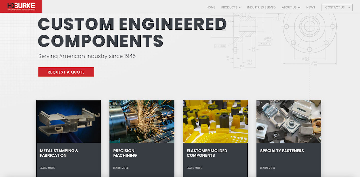 Featured Project: HD Burke Website Redesign